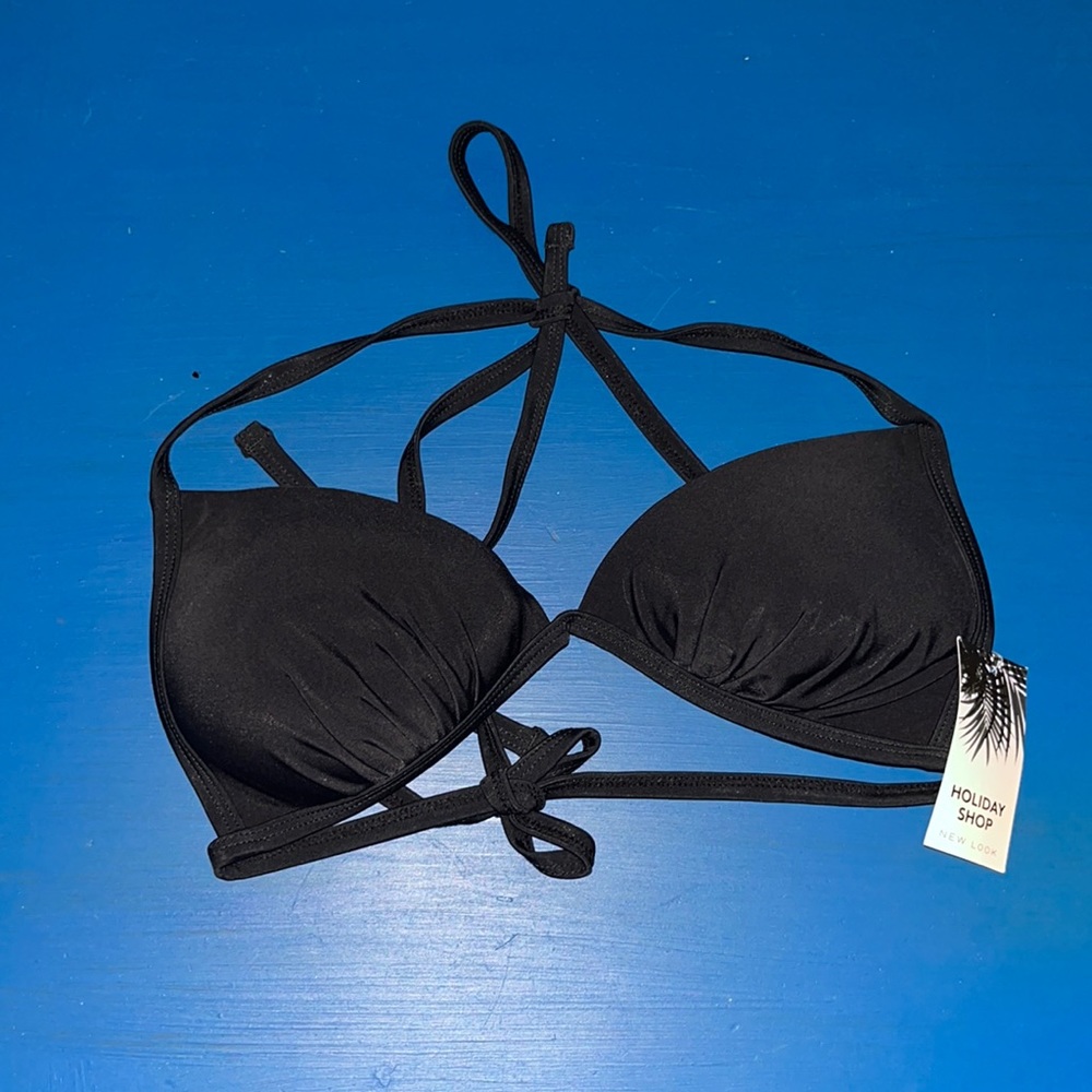 Black Triangle Bikini Top